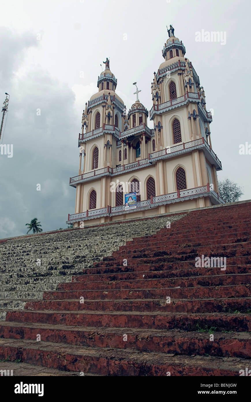 Saint Mary’s Forane Church in Kuravilangad located in the Kottayam