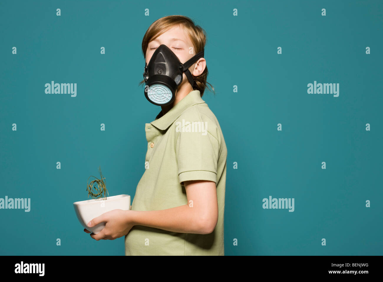 Boy Wearing Gas Mask High Resolution Stock Photography and Images - Alamy