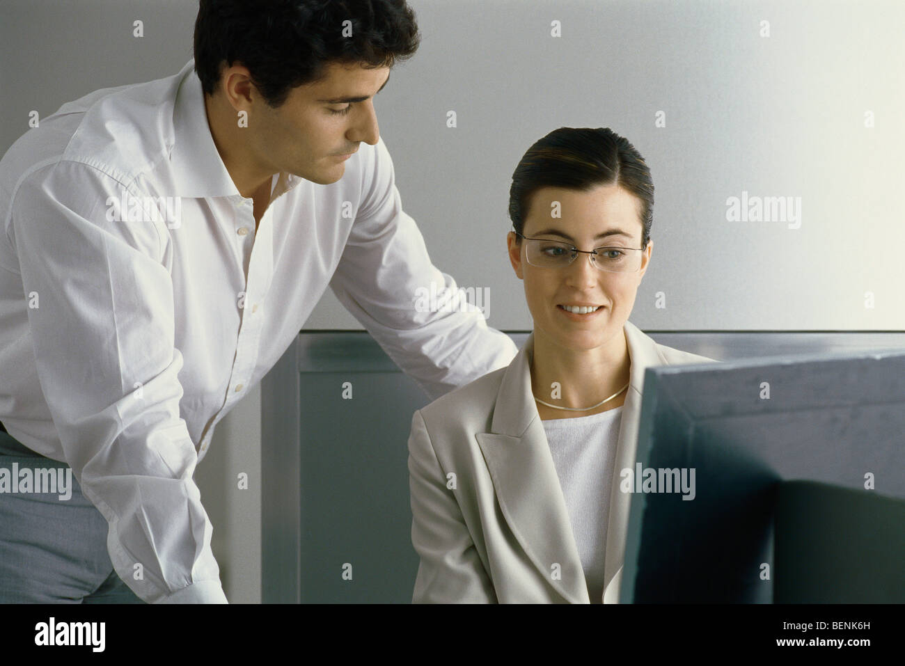 Man woman office attracted hi-res stock photography and images - Alamy