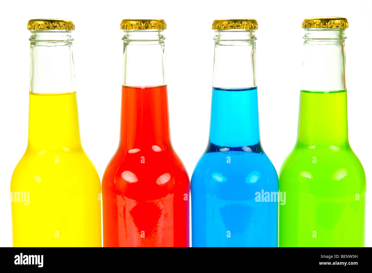 Alco Pop premix alcoholic drinks isolated against a white background