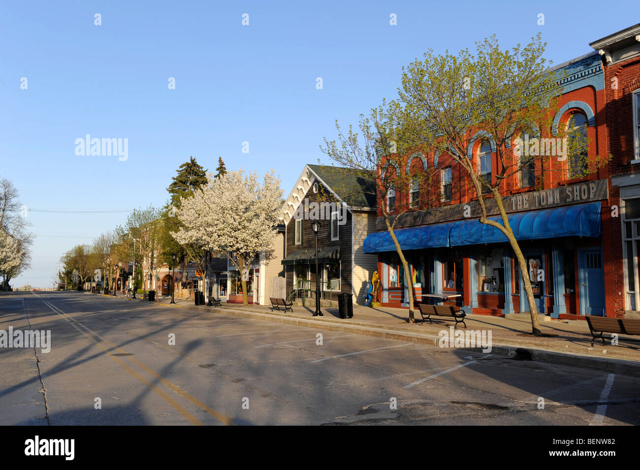Lexington Michigan tourist destination downtown area Stock Photo Alamy
