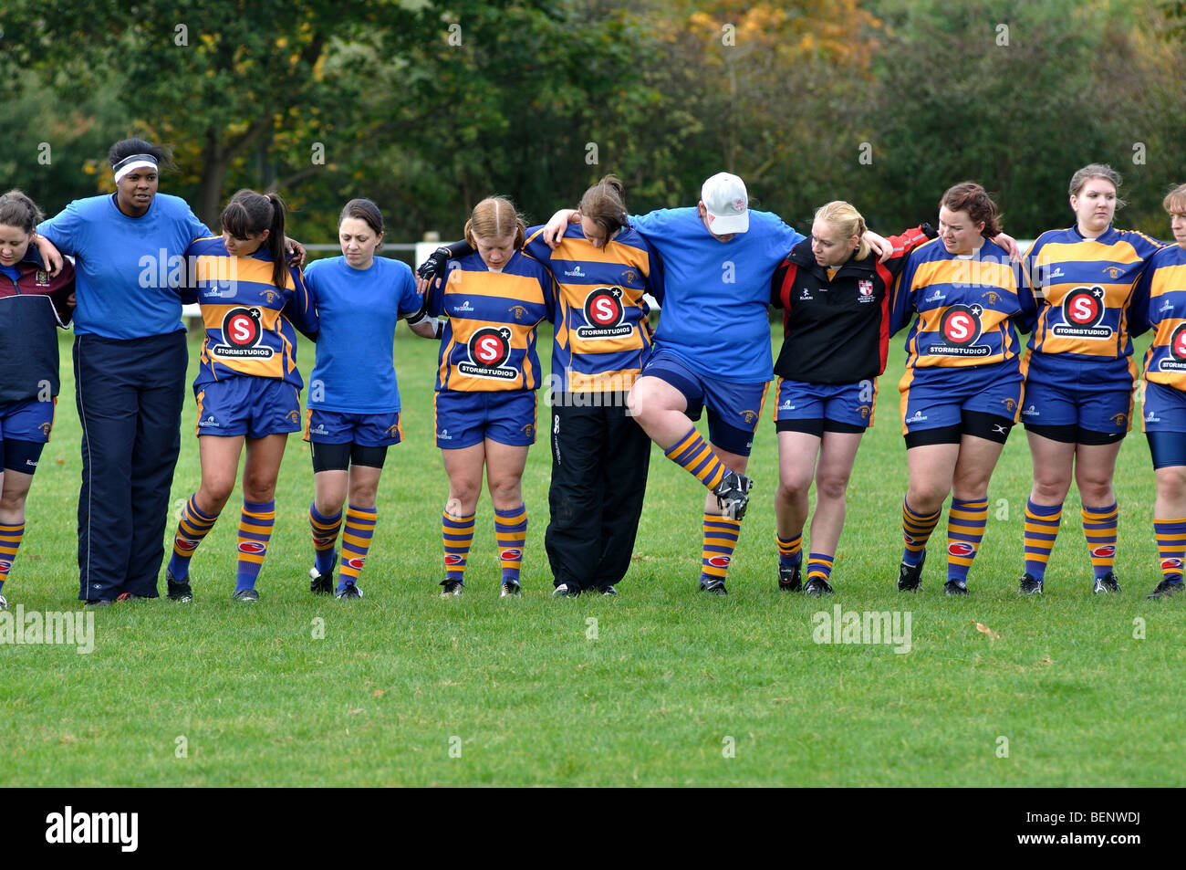 England women rugby league team hi-res stock photography and images - Alamy