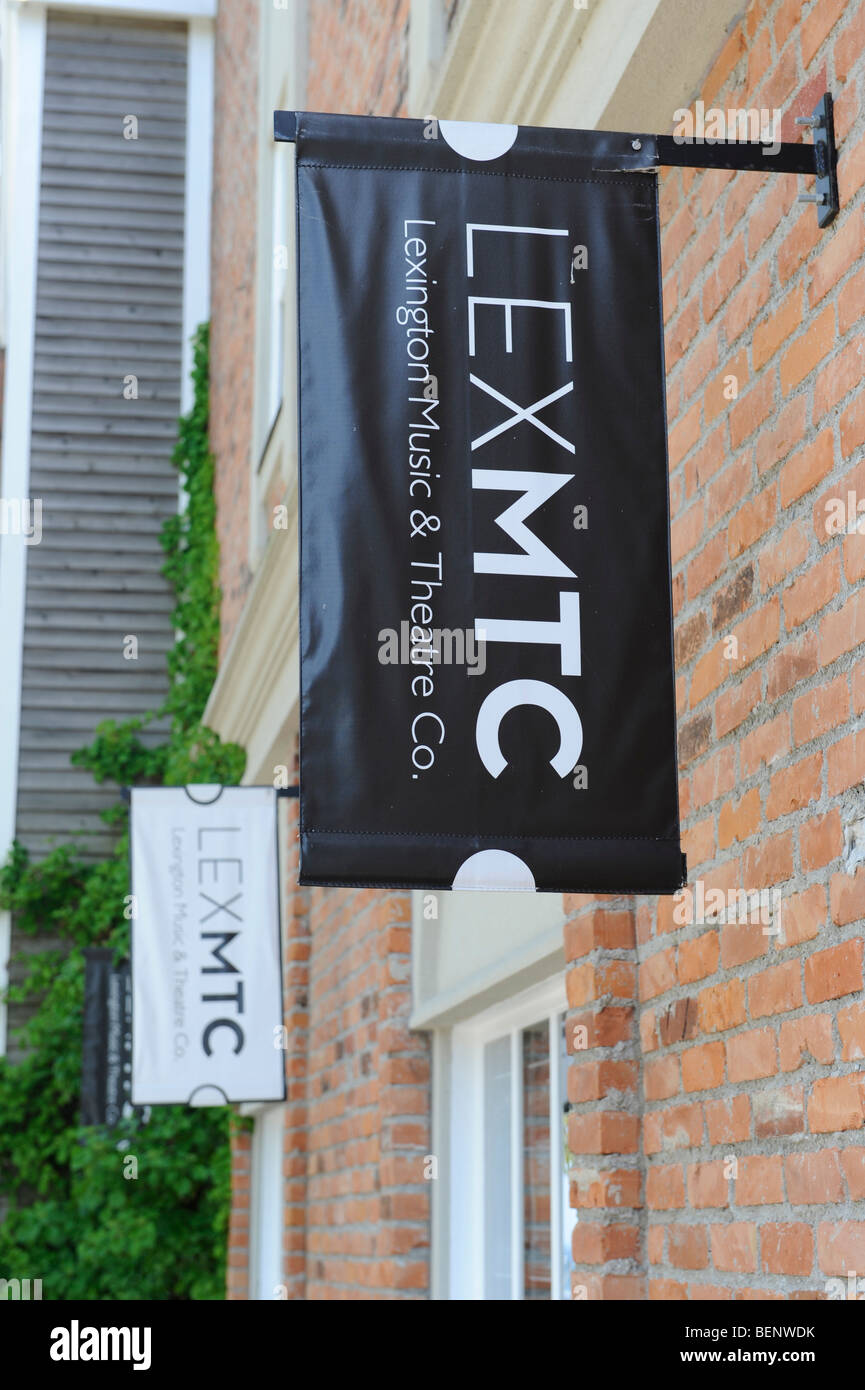 Lexington Michigan music and theatre tourist destination Stock Photo Alamy