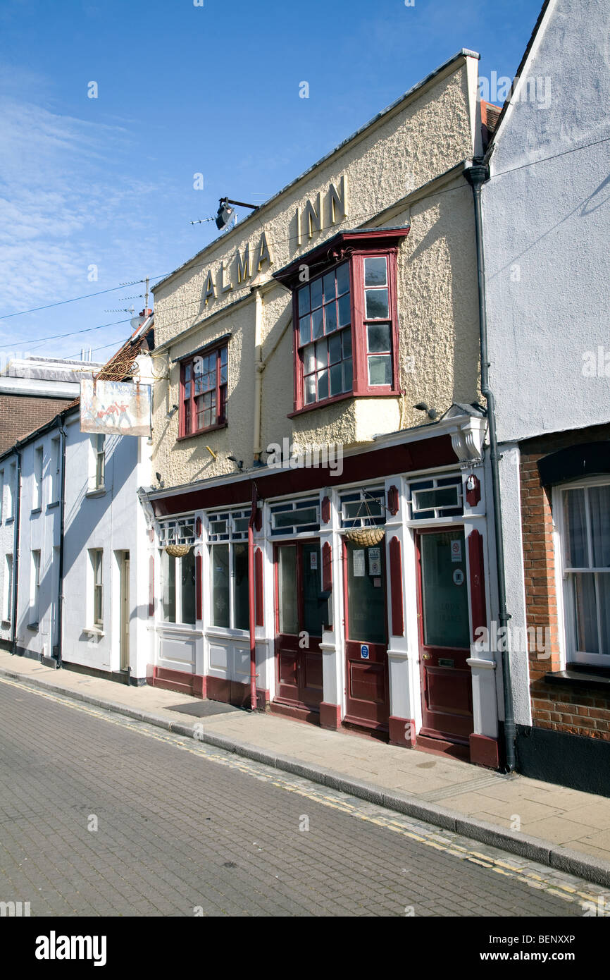 Alma Inn public house, Harwich, Essex, England Stock Photo Alamy