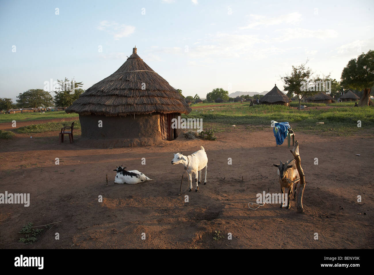 SOUTH SUDAN Rokwe Leper Colony on the edge of Juba. Stock Photo