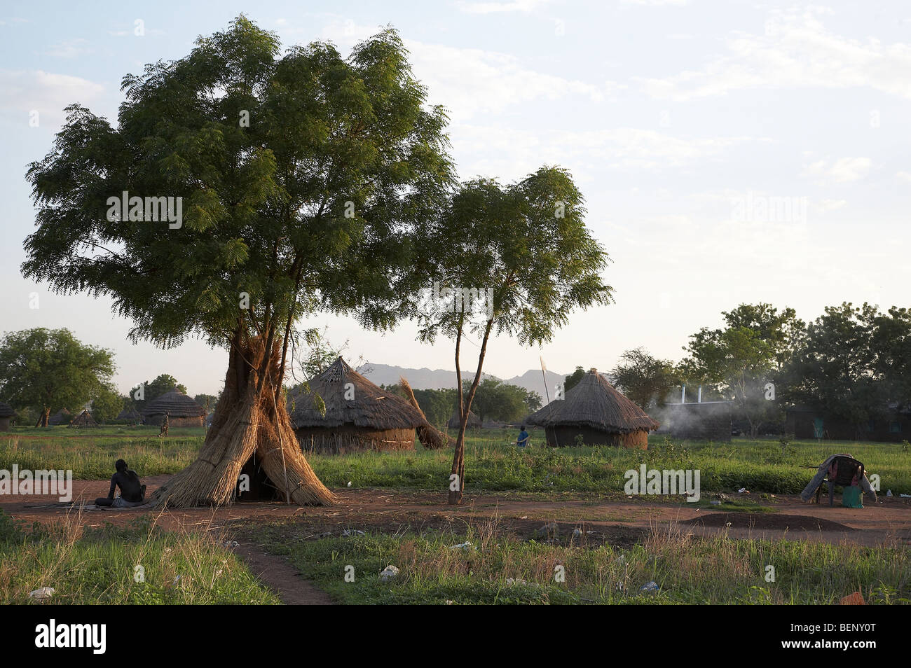 SOUTH SUDAN Rokwe Leper Colony on the edge of Juba. Stock Photo