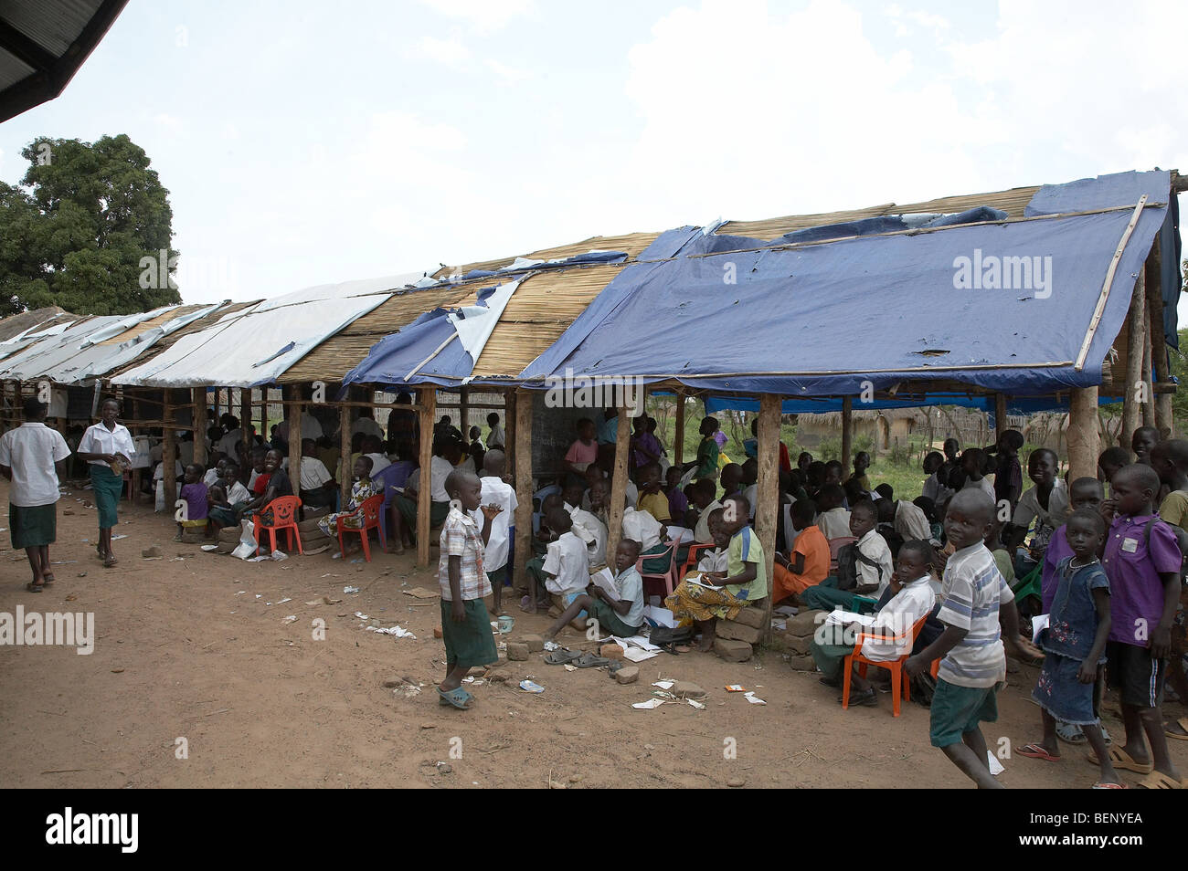 SOUTH SUDAN King's College, Yei. A privately run secondary school Stock Photo