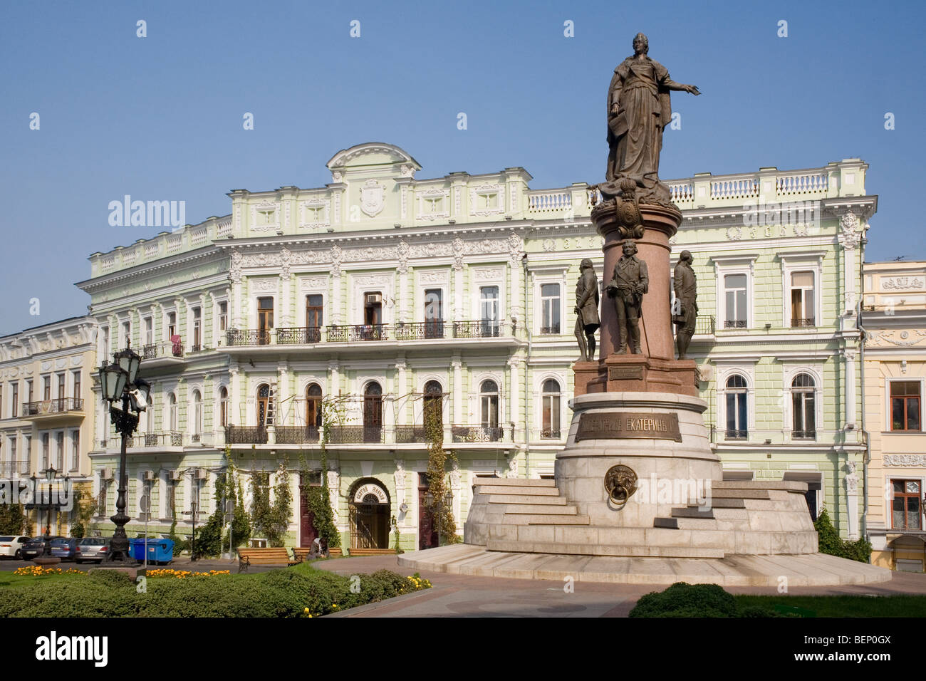 Ukraine Odessa Catherine the Great statue Stock Photo Alamy