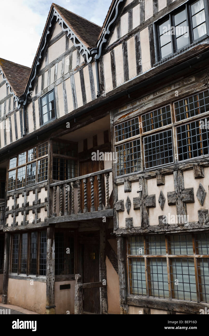 Raynalds Mansion, Much Wenlock, Shropshire Stock Photo