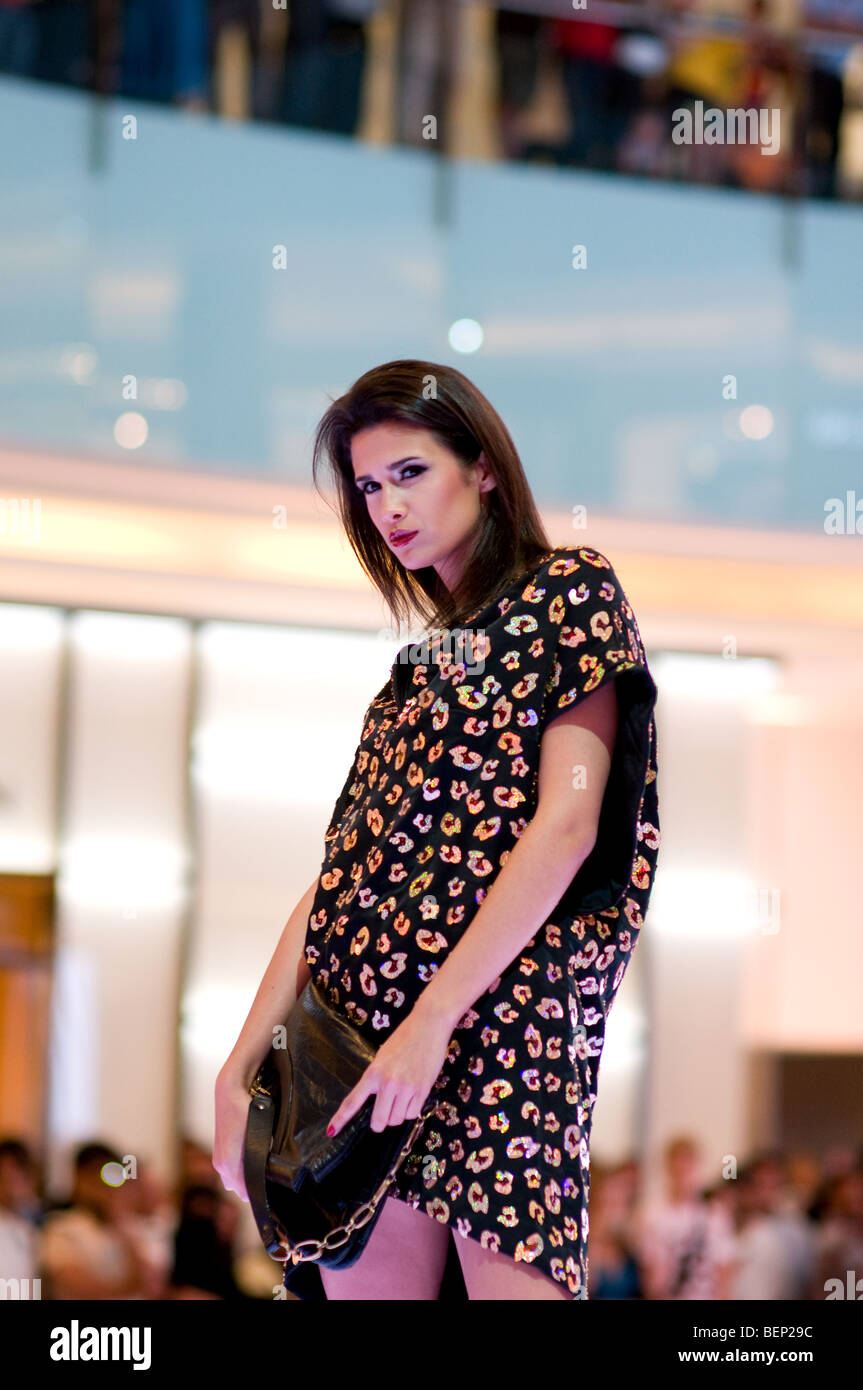 Fashion show at Dubai Mall, Dubai, UAE Stock Photo Alamy