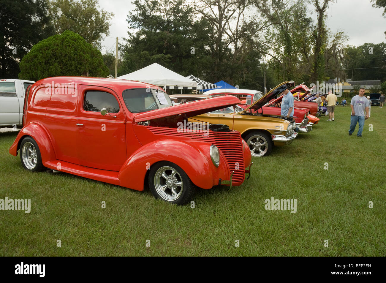 custom car show High Springs Florida Stock Photo