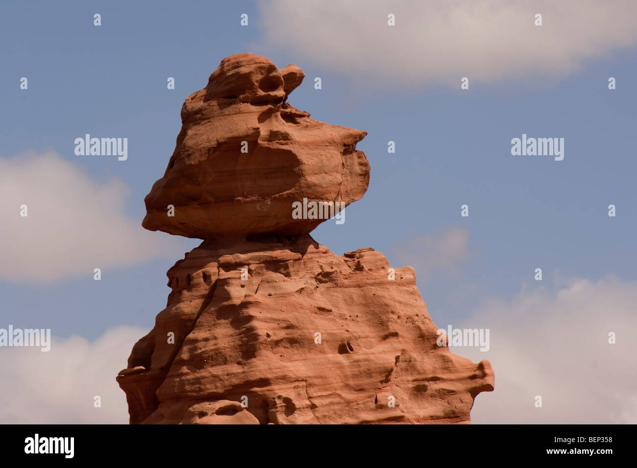 Talampaya National Park, The Monk, La Rioja Province, Argentina Stock Photo