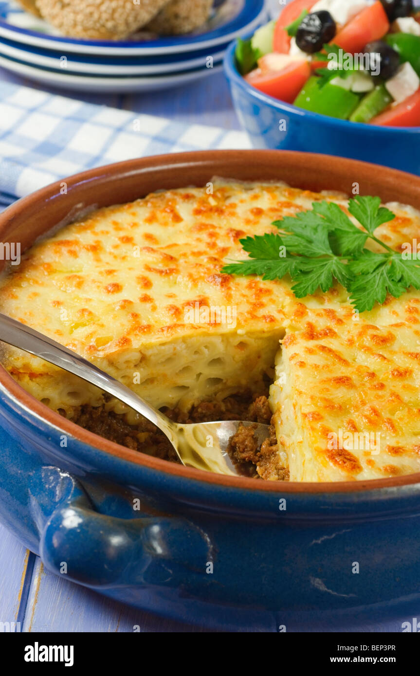 Pastizio Greece Food Stock Photo - Alamy