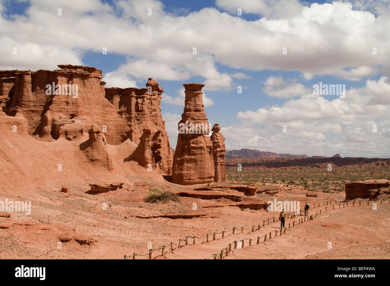 Talampaya National Park The Monk La Rioja Province Argentina Stock Talampaya National Park The Monk La Rioja Province Argentina Stock