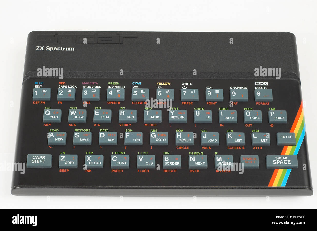Sinclair ZX Spectrum Stock Photo