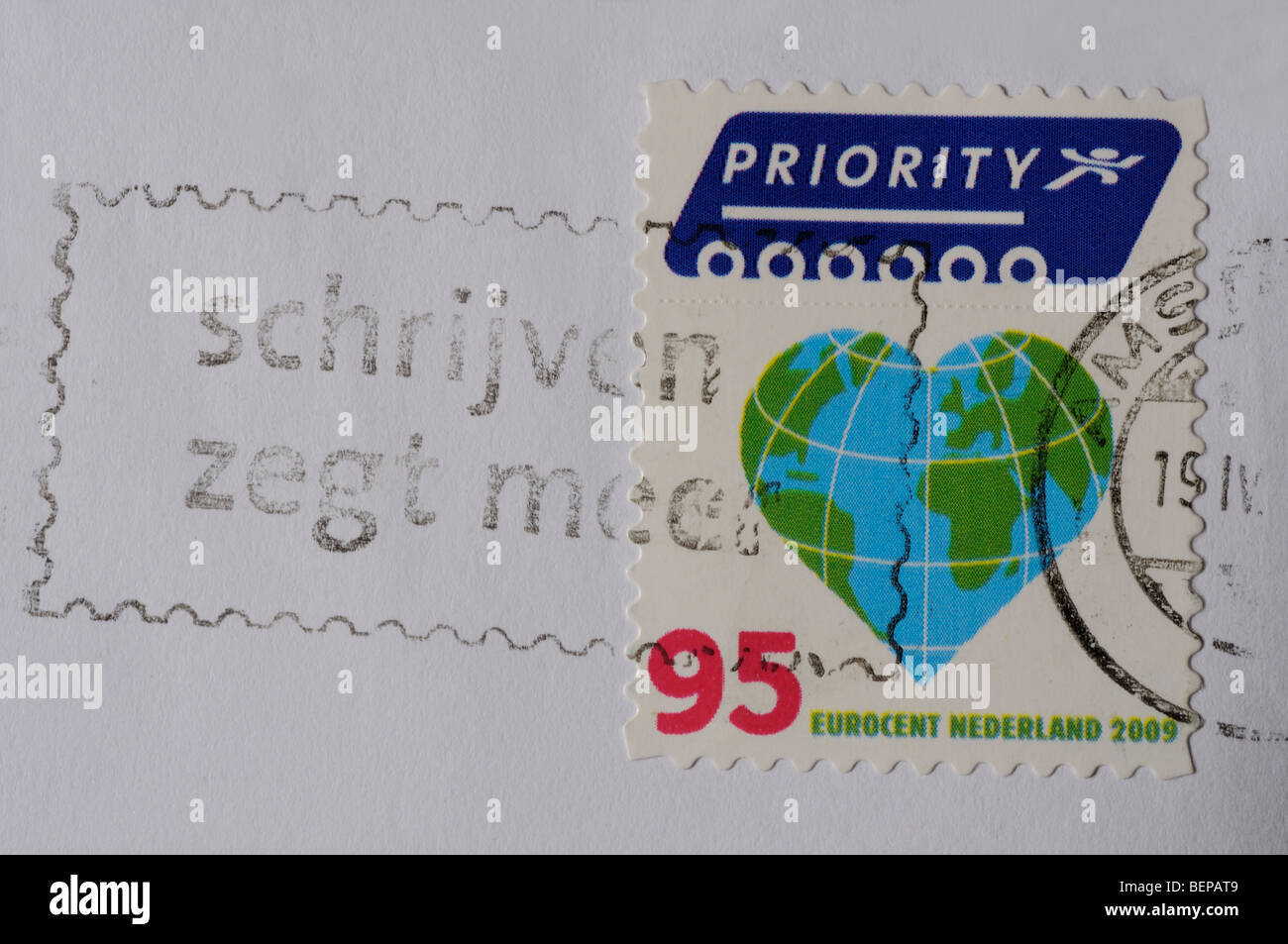 Holland postage stamp Stock Photo