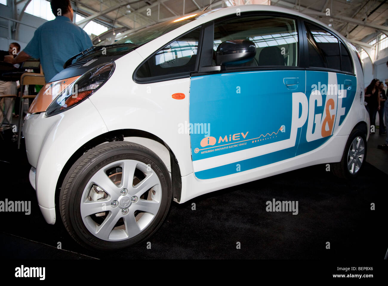 MiEV, Mitsubishi Innovative Electric Vehicle, on display at West Coast