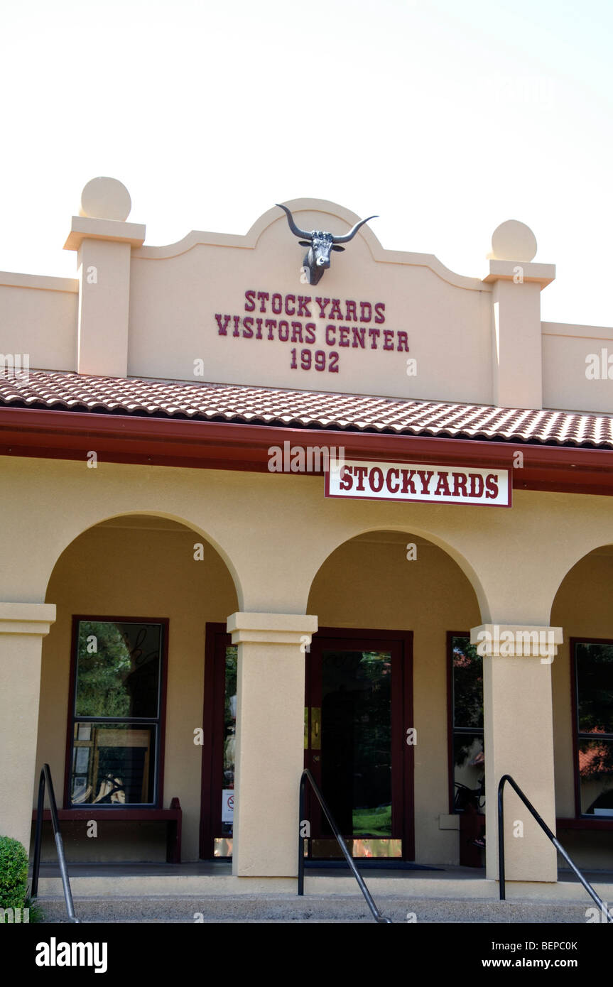 Stockyards Visitor Center, Fort Worth, Texas Stock Photo Alamy