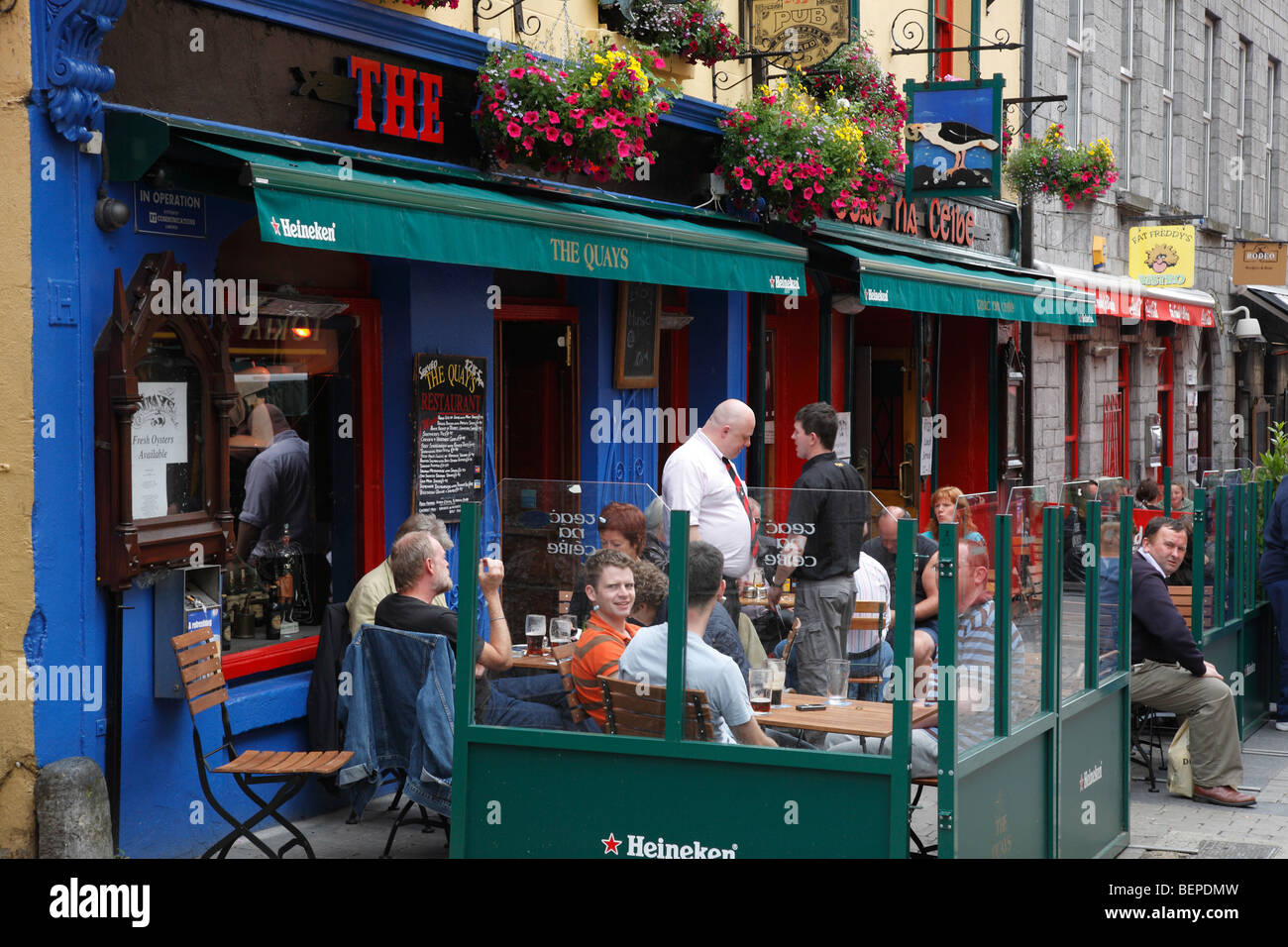 the pub the Quays in Galway, Ireland Stock Photo Alamy
