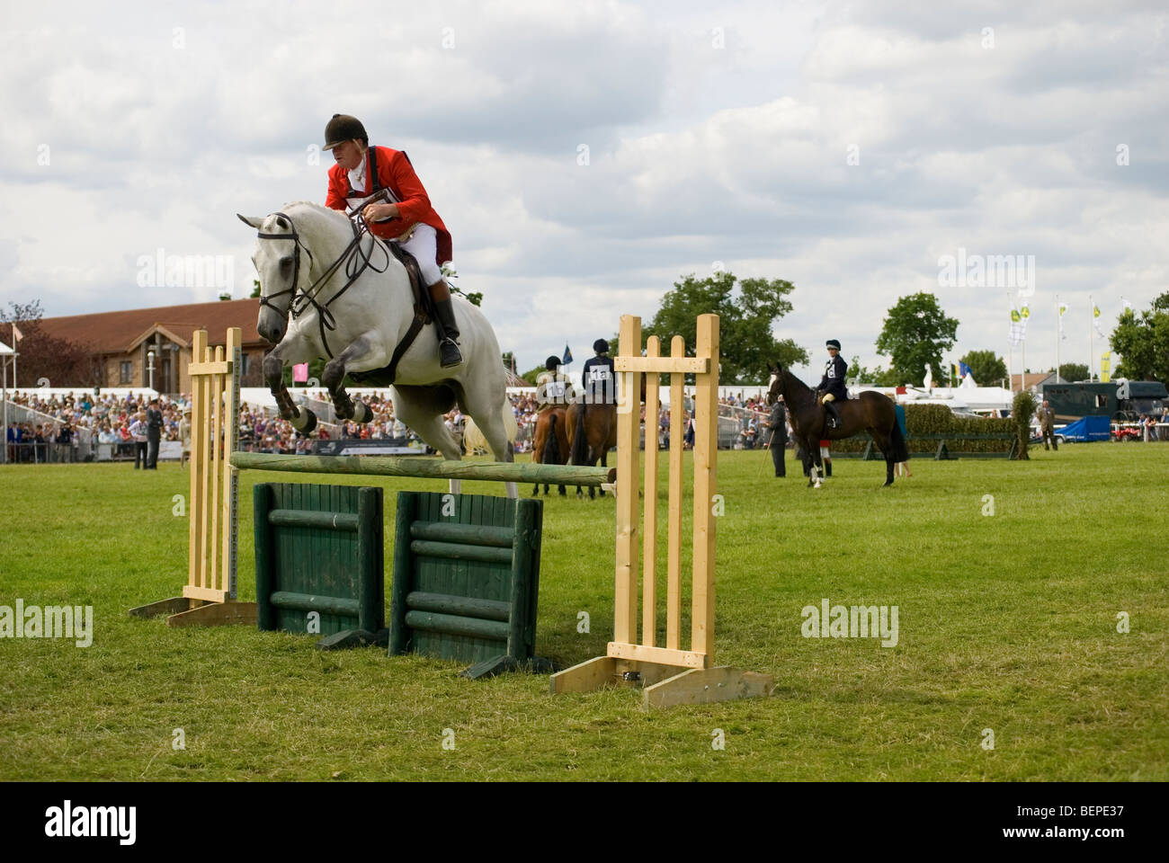 Show Jumping at the last ever Royal Show event Stock Photo