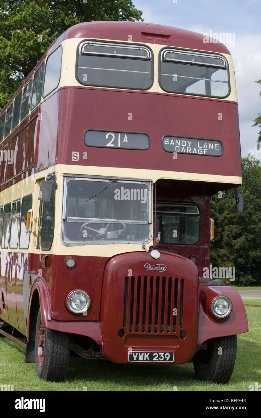 Daimler CVG6 Bus as once used by Coventry Transport Stock Photo