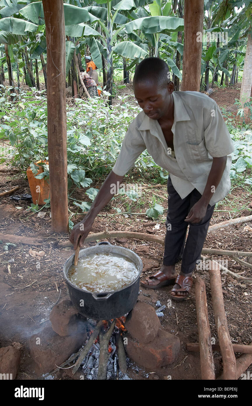 Wood Fire Cooking Africa High Resolution Stock Photography and Images