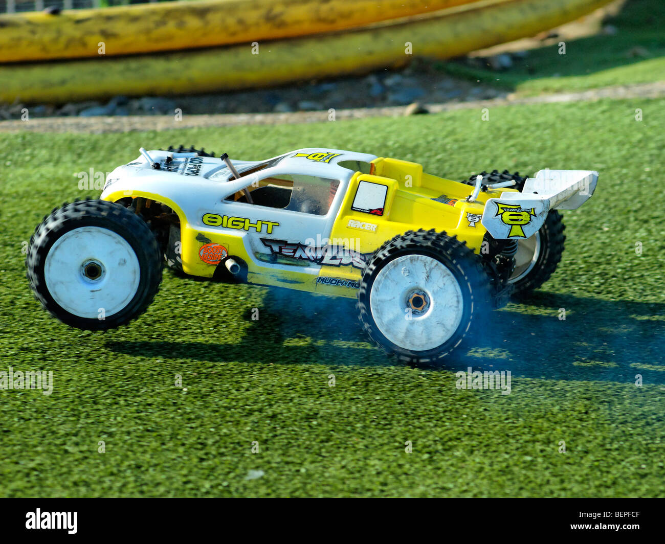 Remote Controlled Petrol Driven Cars - September 2009 Stock Photo