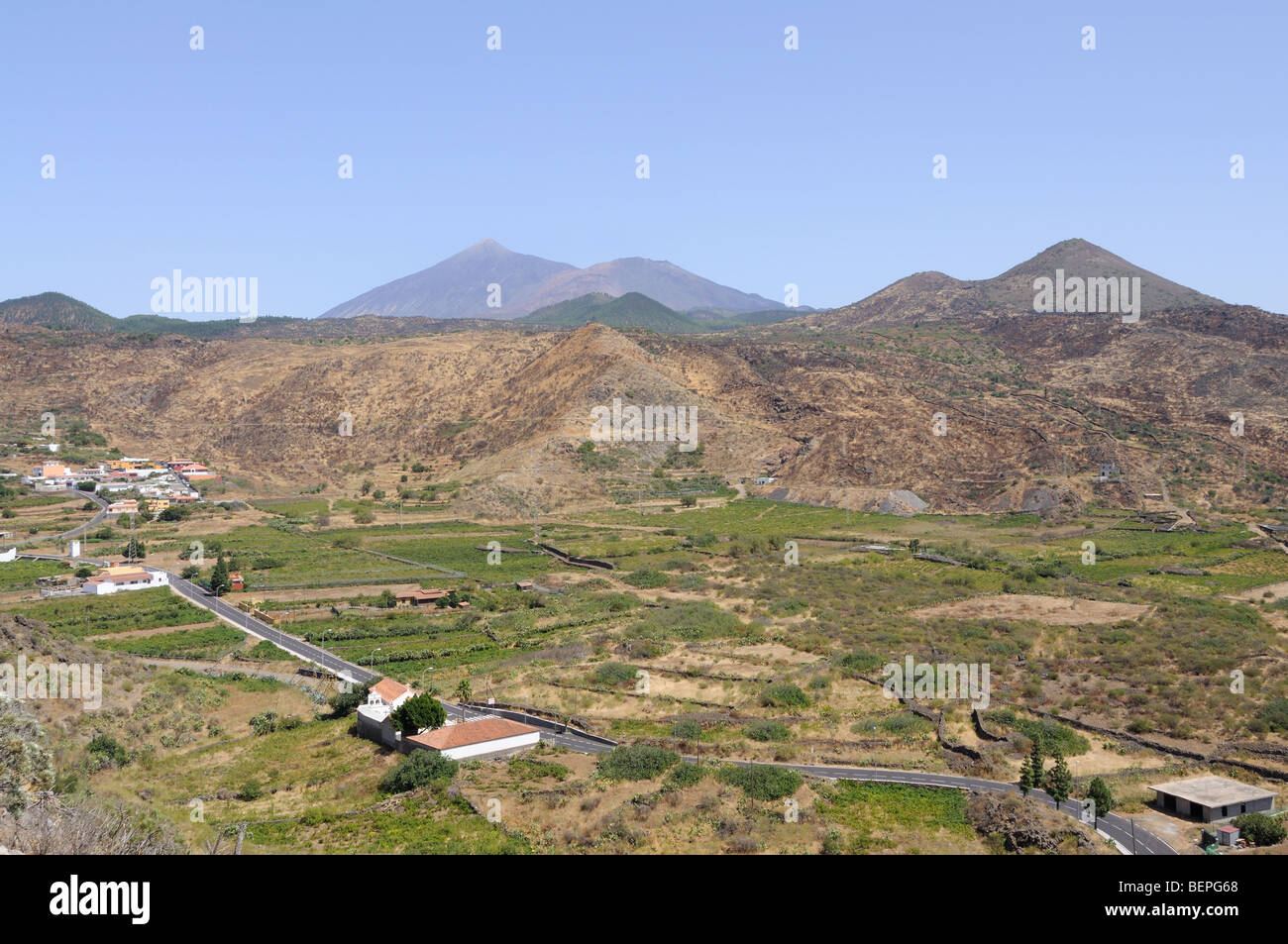 Landscape on Canary Island Tenerife, Spain Stock Photo