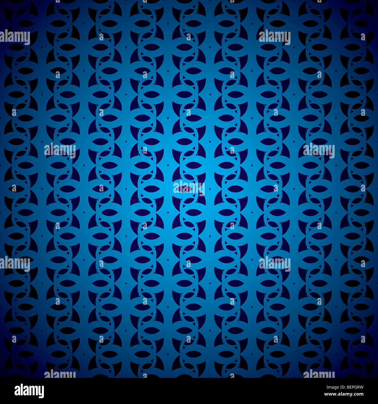 Shades of blue background with swirling repeat design Stock Photo - Alamy