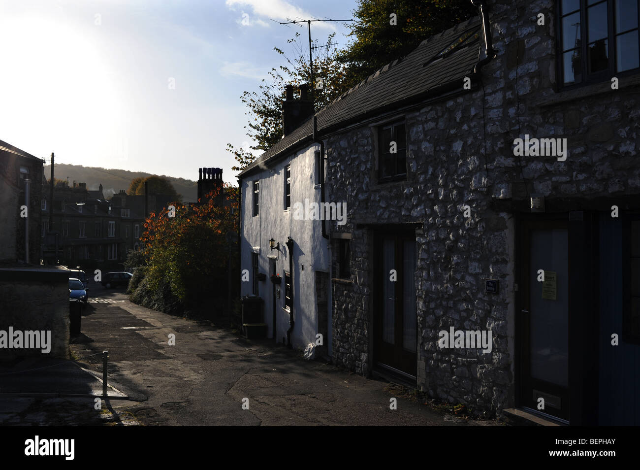 Old cottage in Buxton town centre Peak District Derbyshire UK Stock Photo Alamy