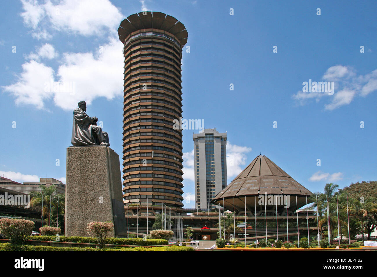 The Kenyatta International Conference Centre / KICC in Nairobi, Kenya, East Africa Stock Photo
