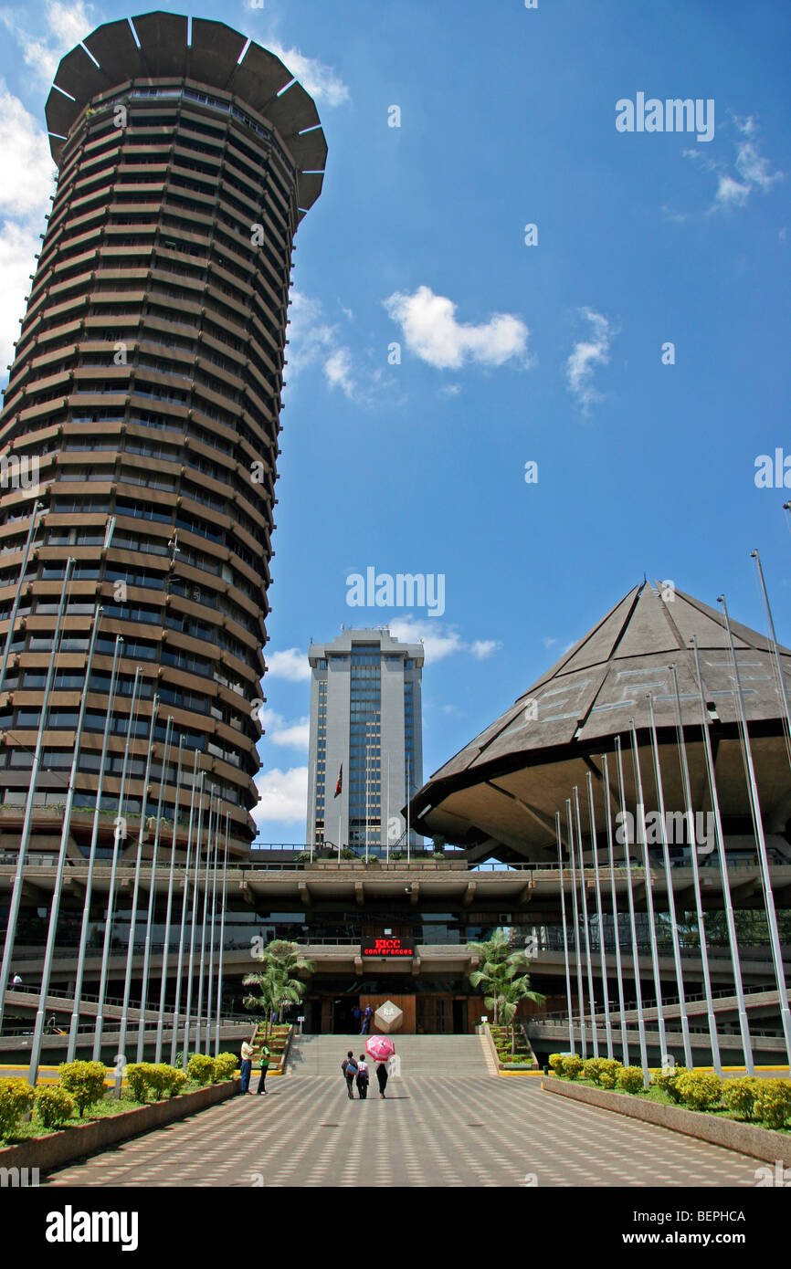 The Kenyatta International Conference Centre / KICC in Nairobi, Kenya, East Africa Stock Photo