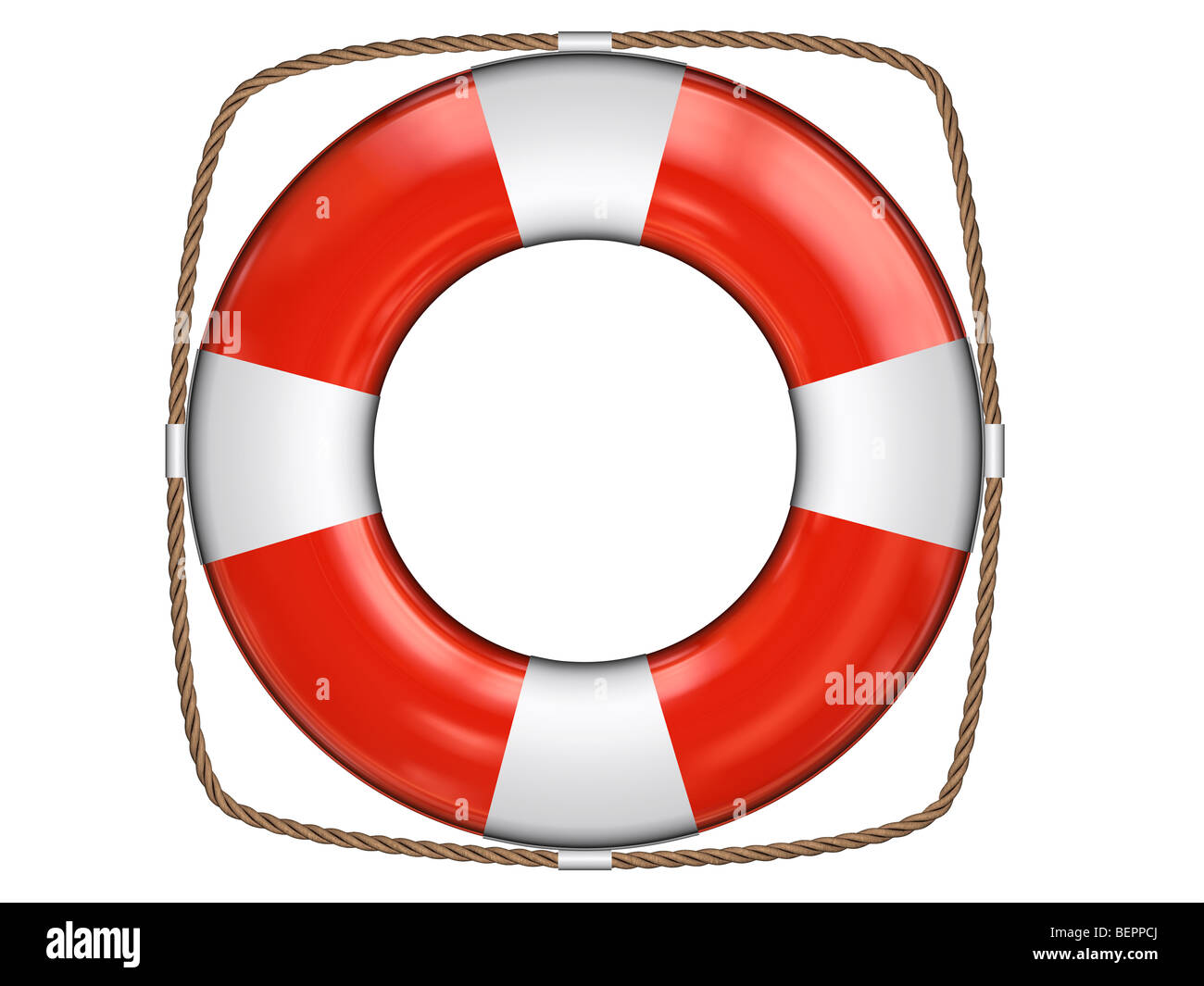 3d rendered lifeguard on white background isolated Stock Photo