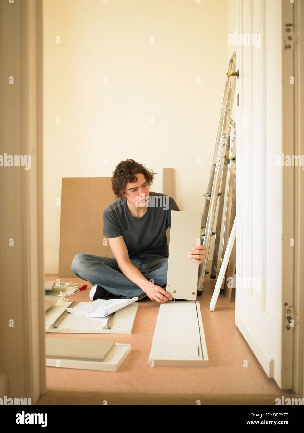 Painting flat sale pack furniture