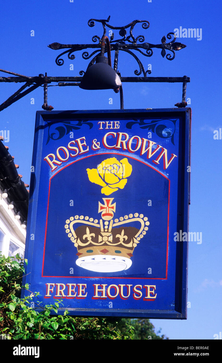 Rose crown pub sign hires stock photography and images Alamy