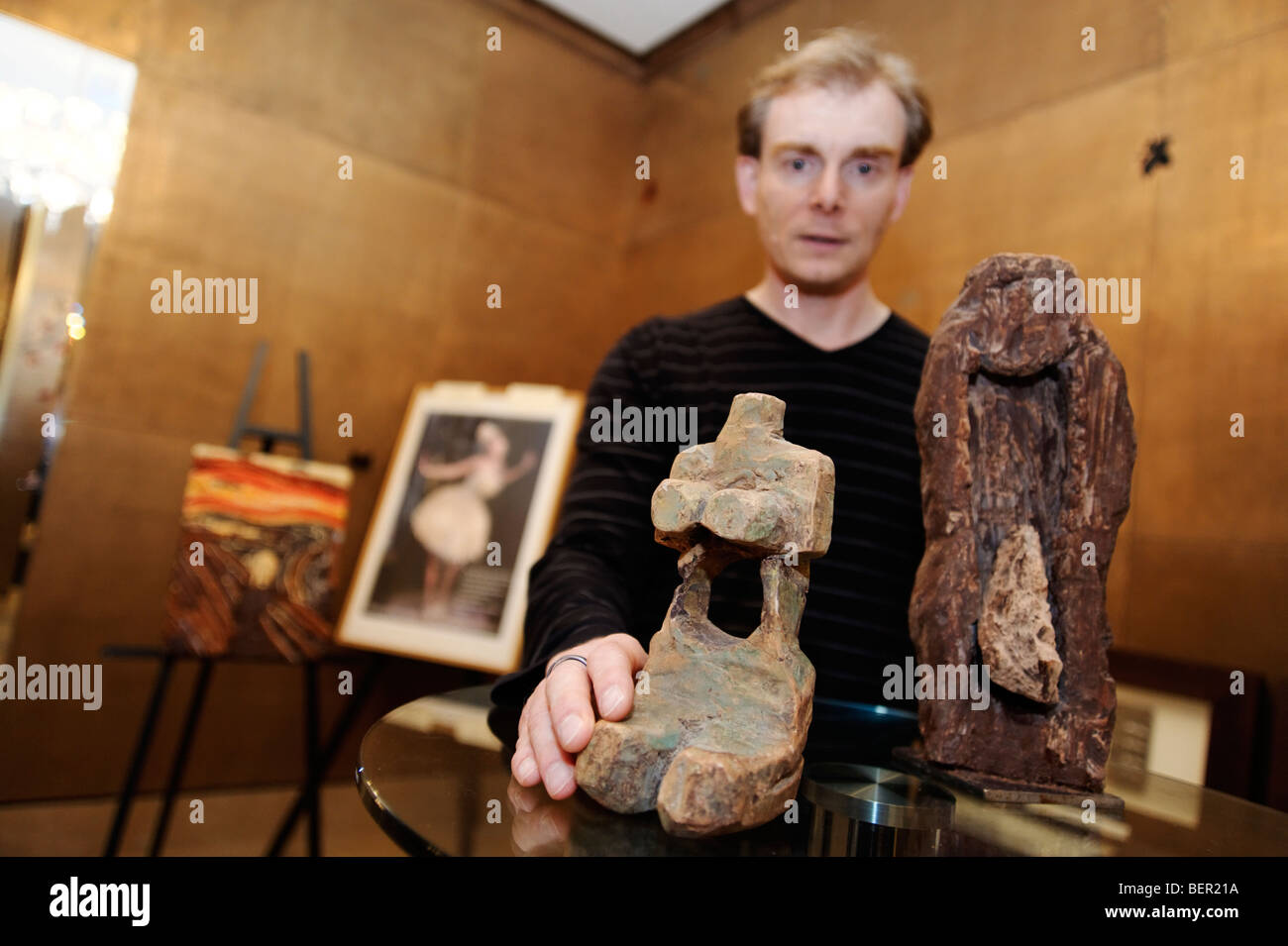 Chocolate artist Warren Laine-Naida. Chocolate Unwrapped launch for ...