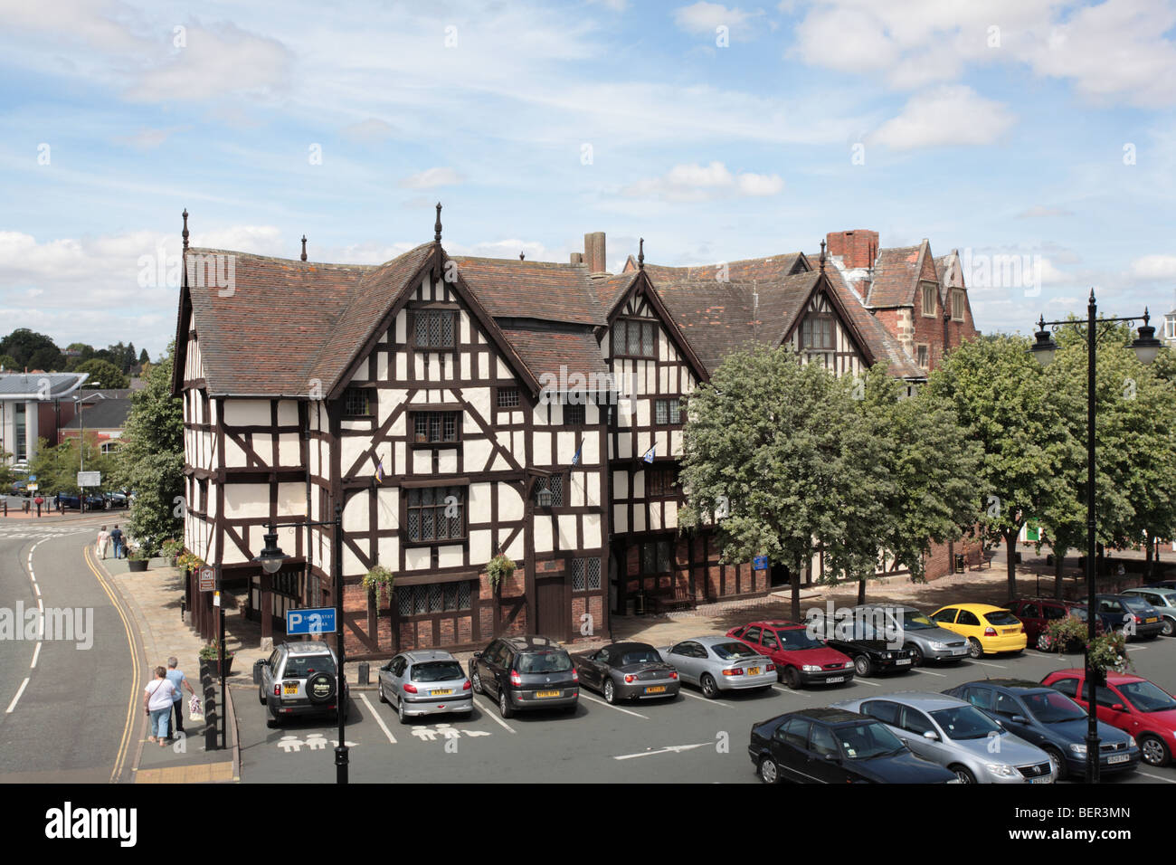 Rowleys House Museum, Shrewsbury Stock Photo
