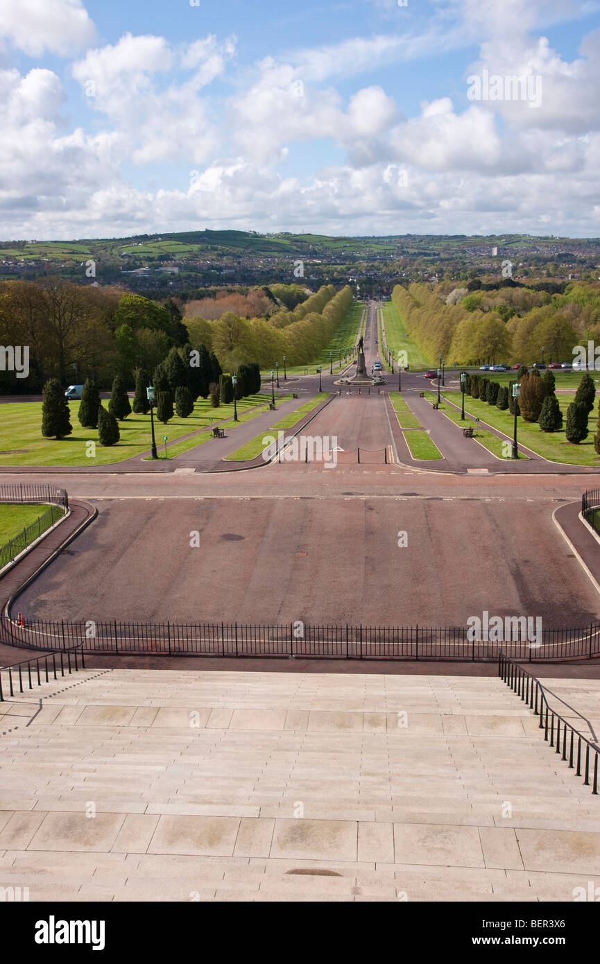 Stormont Belfast Northern Ireland the avenue approach Stock Photo Alamy