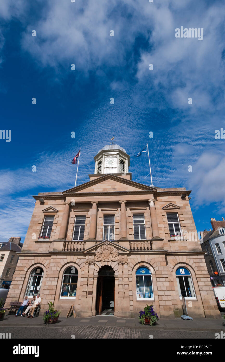 Kelso Scottish Borders the Town House or town hall and tourist