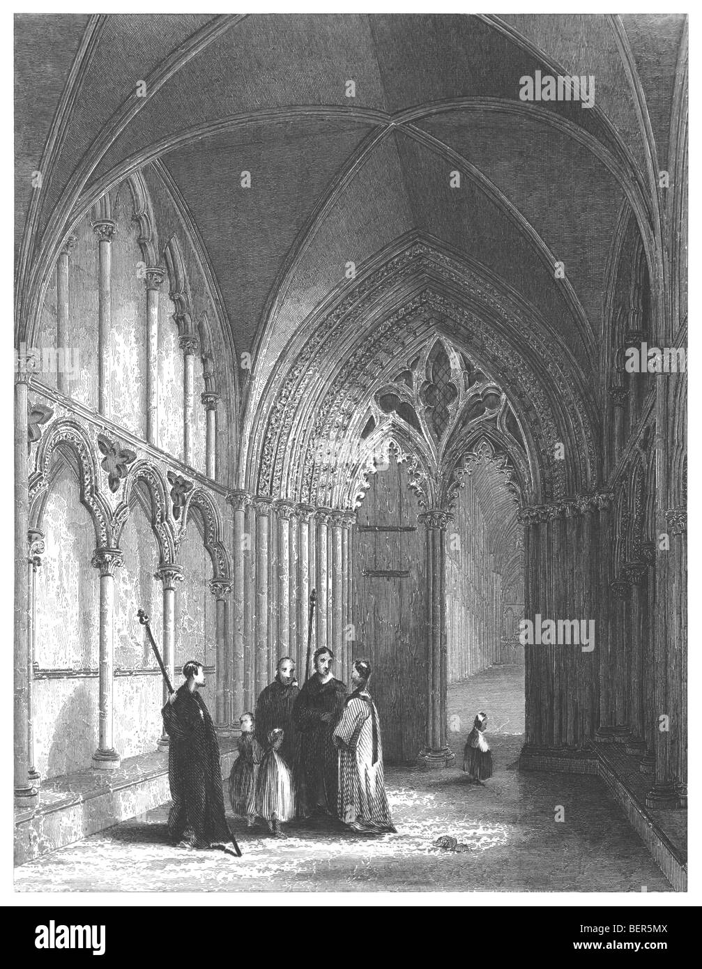 Ely Cathedral, the Galilee Porch Stock Photo Alamy