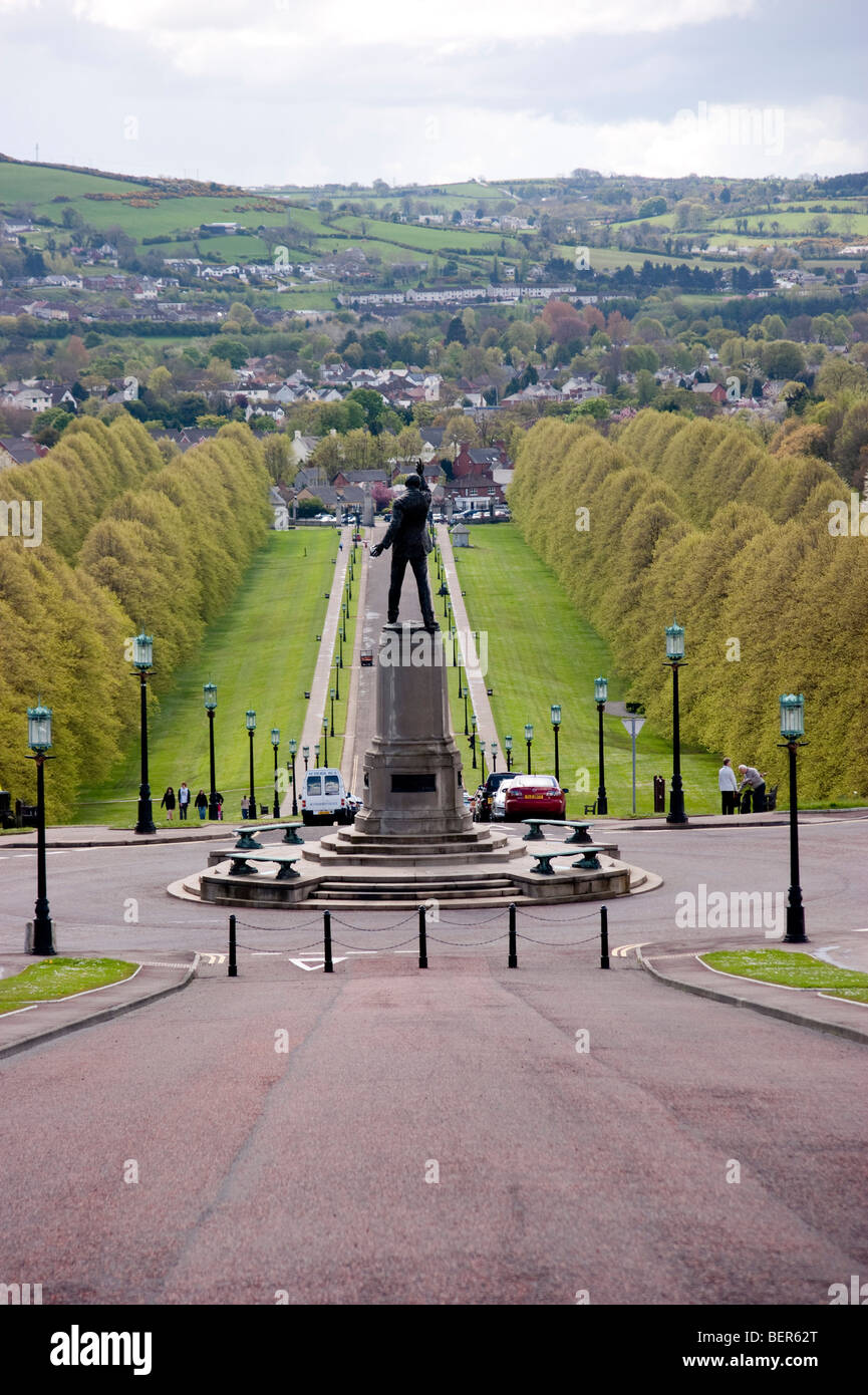 Stormont Belfast Northern Ireland the avenue approach Stock Photo Alamy