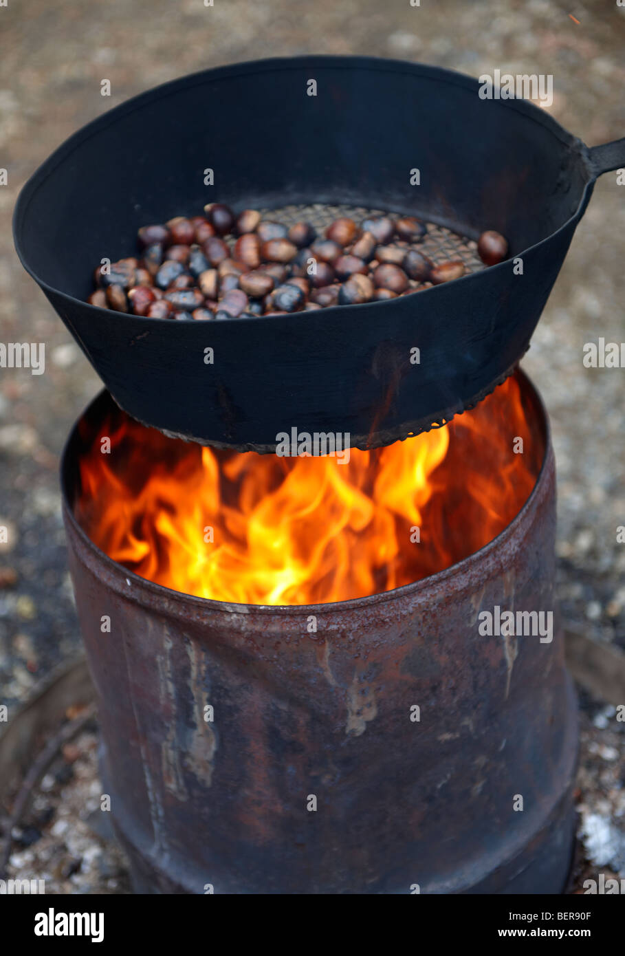 Castanas Inside Chestnut Roasting High Resolution Stock Photography and Images - Alamy