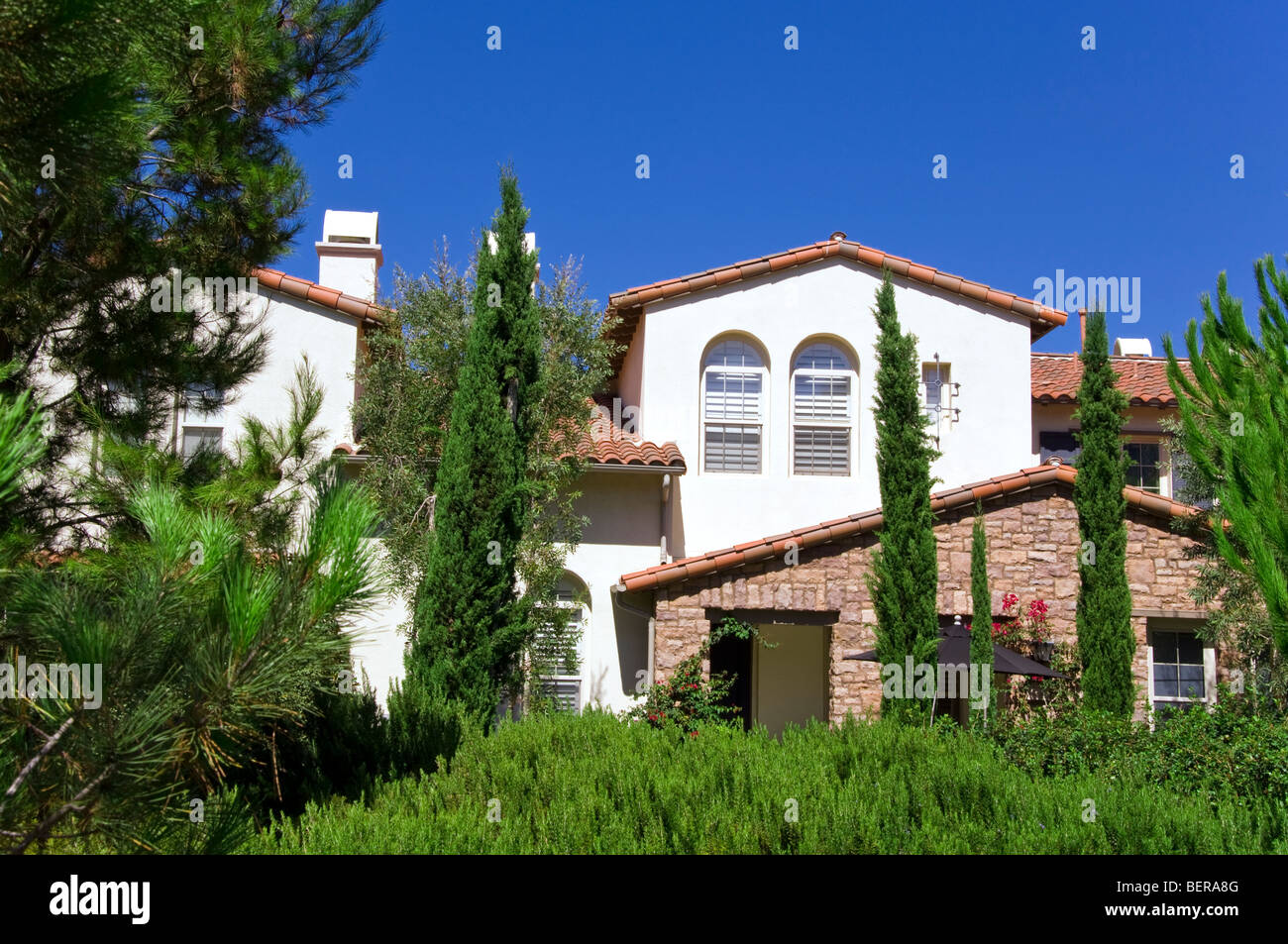 Luxury Home, California, USA Stock Photo