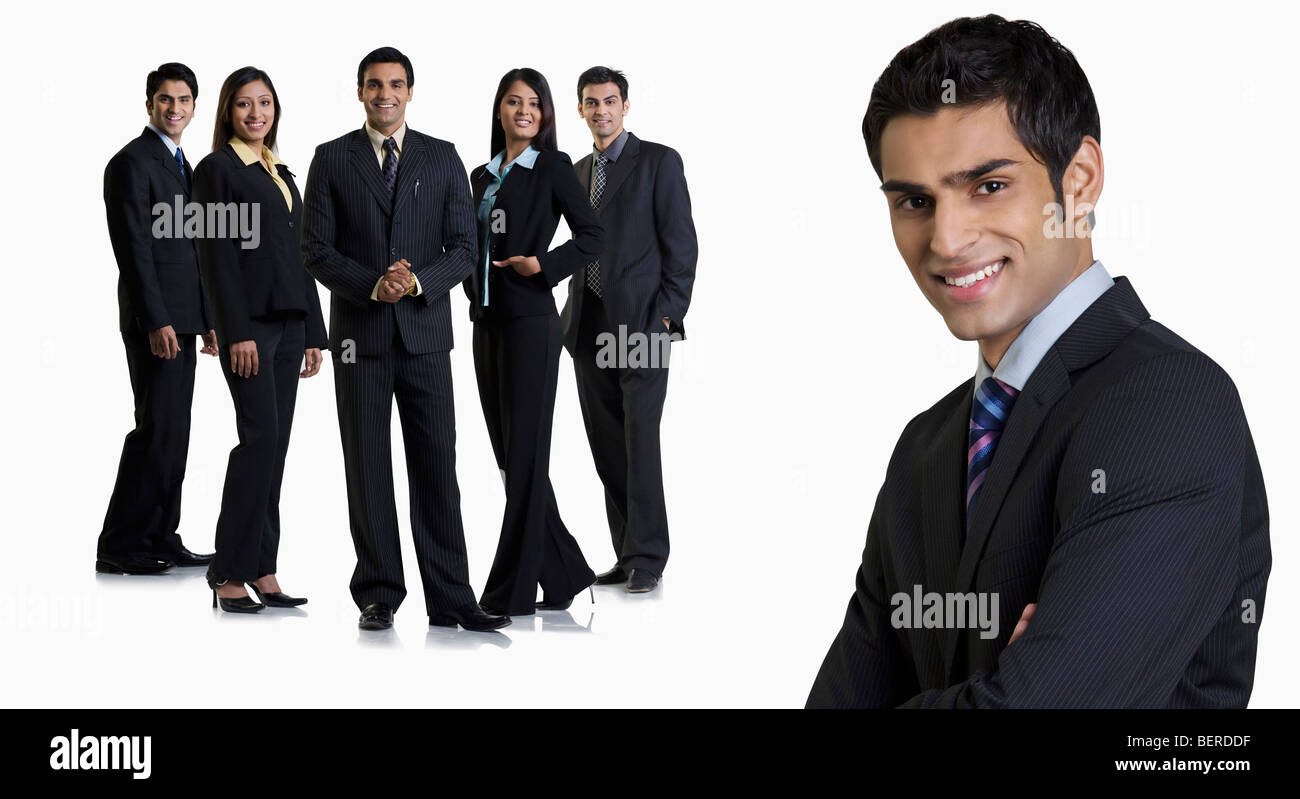 Businesspeople posing Stock Photo