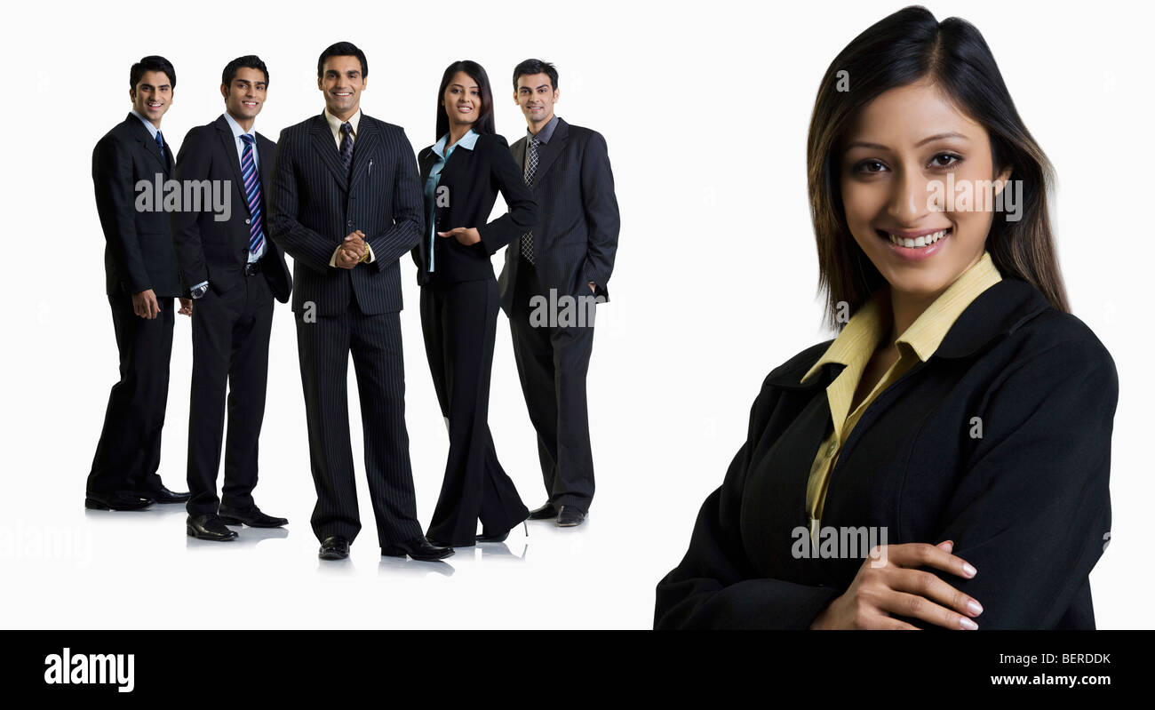 Businesspeople posing Stock Photo