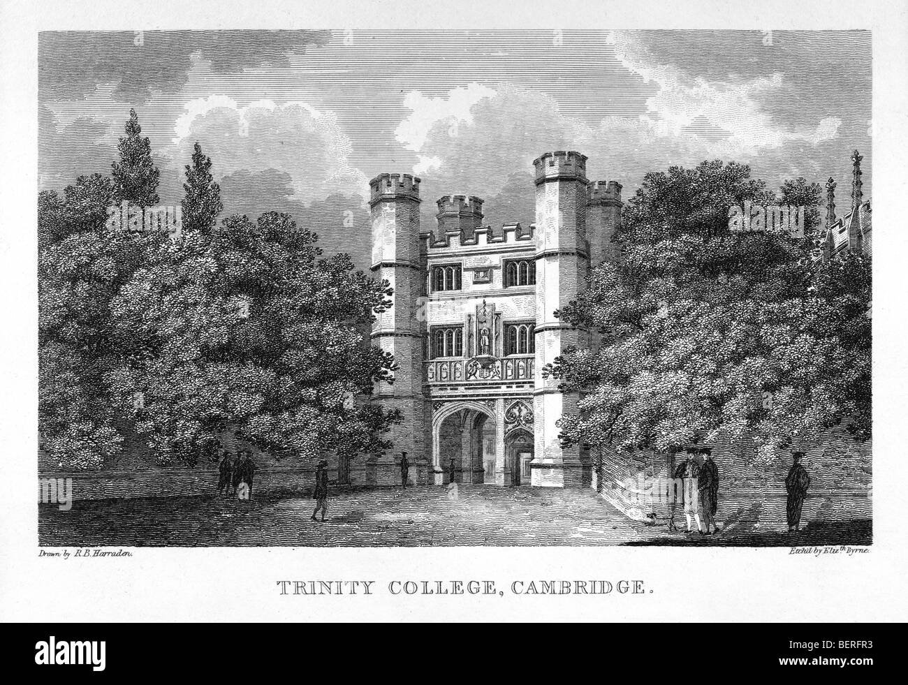 Trinity College, Cambridge: the Great Gate Stock Photo