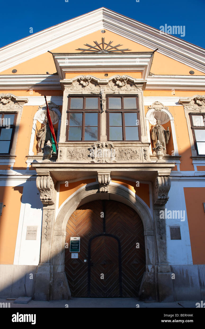 Janos Xantus Museum, the Abbott's House,  5 Szechenyi Square, Gyor Hungary Stock Photo