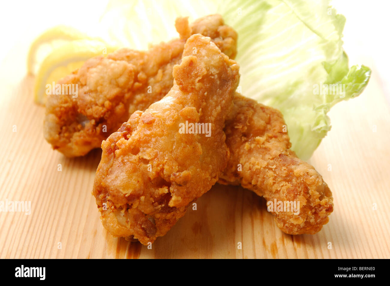 Deep fried chicken, close up Stock Photo Alamy