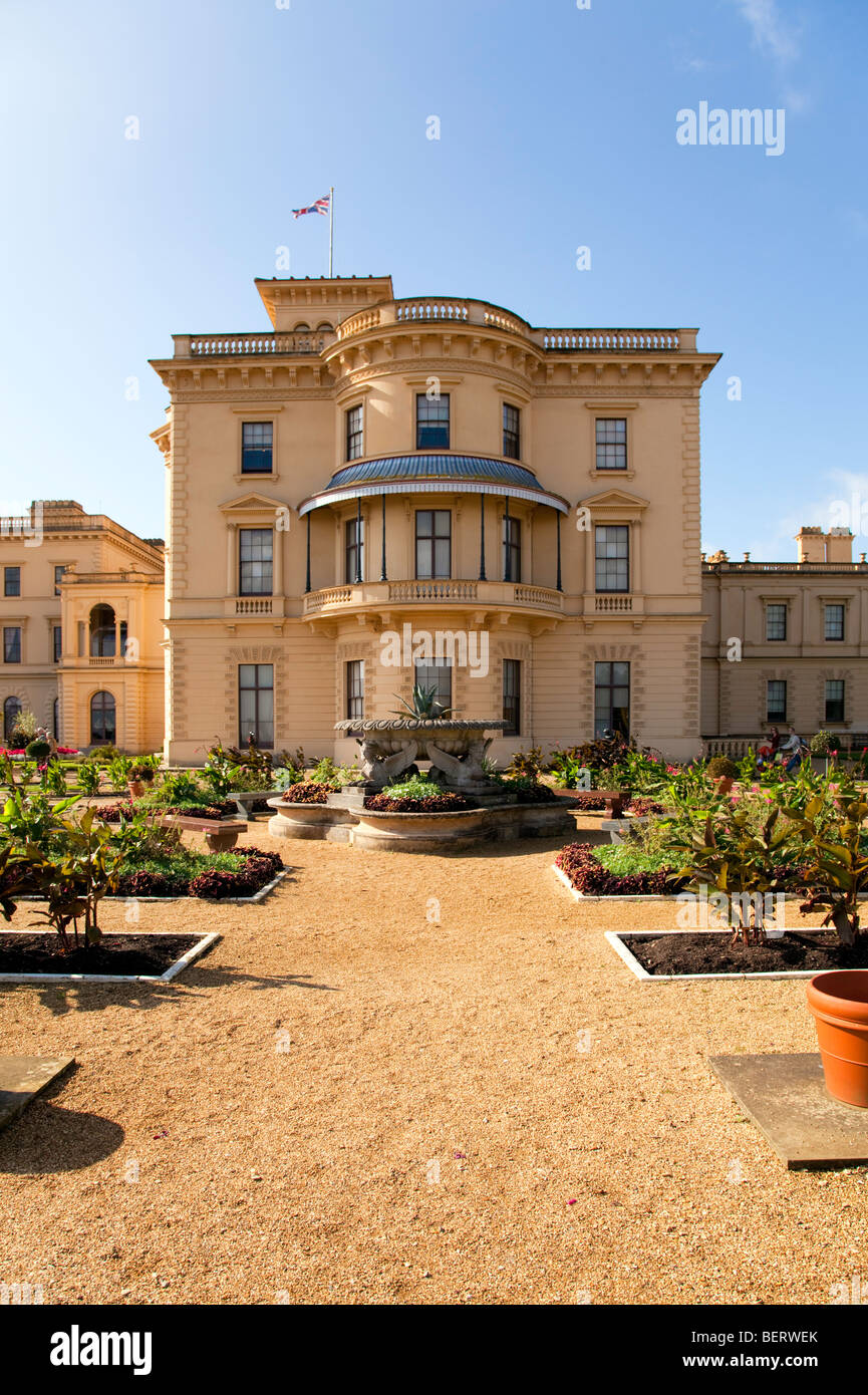 Osborne House, the favourite residence of Queen Victoria and where she