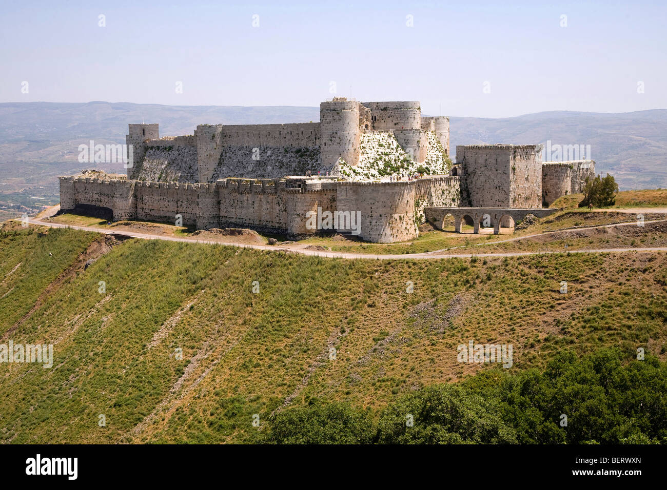 krak des chevaliers, syria, middle east Stock Photo